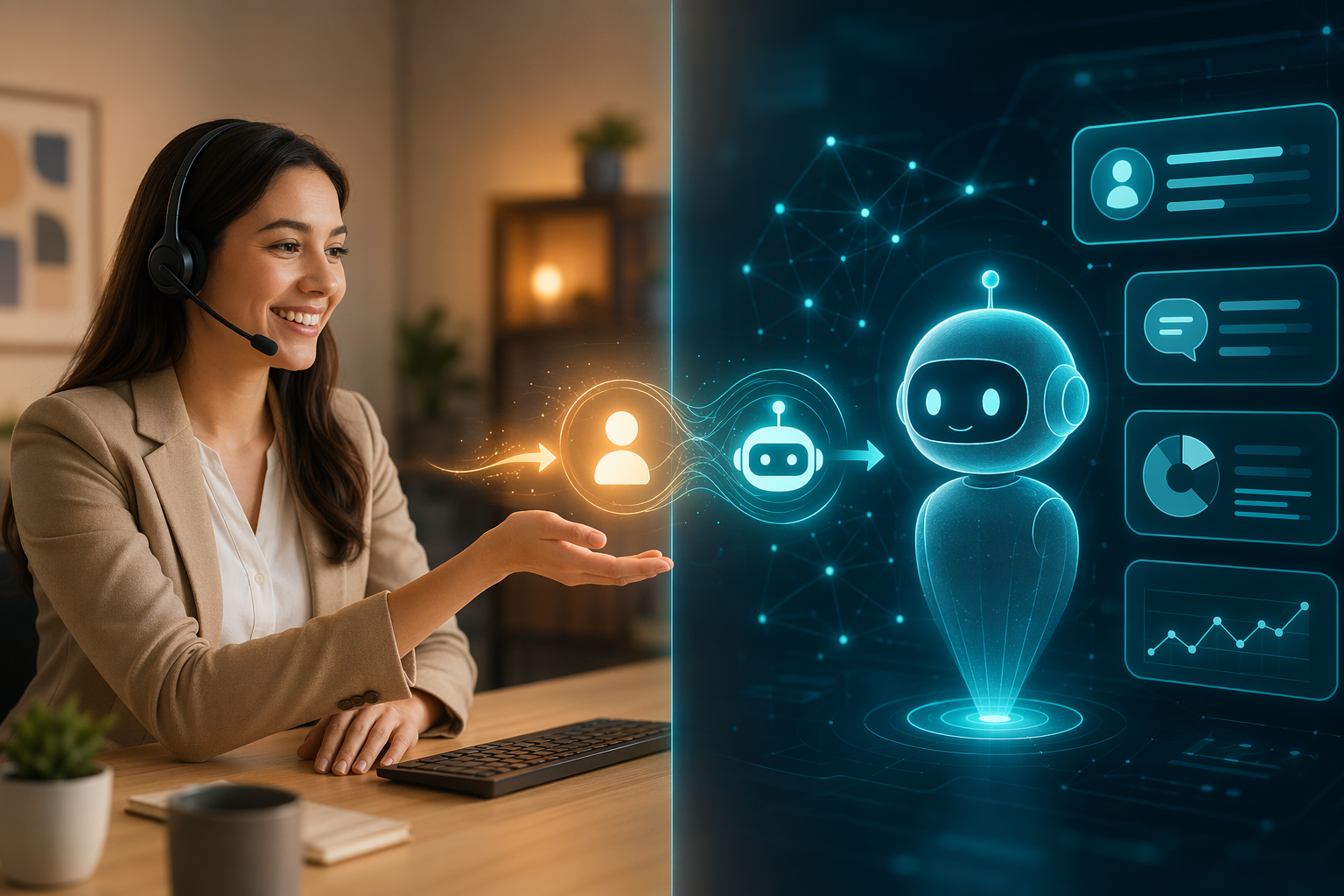 Chatbots con IA vs Atención Humana: el equilibrio perfecto